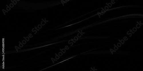 Fotografie Abstract luxury black background with white line waves