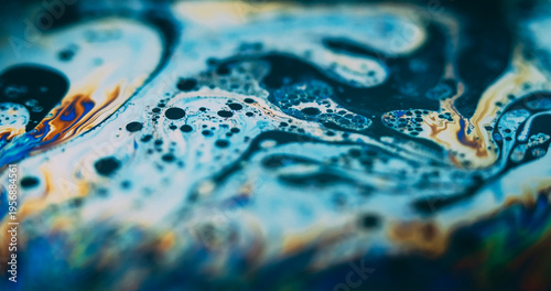 Photos Stain oil bubbles