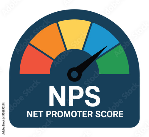 NPS Net Promoter Score Vector Illustration