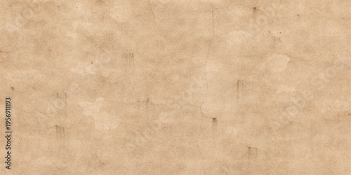 High-quality blank antique parchment with a worn vintage paper texture featuring a brown aged grunge pattern and stained grungy design on a rough damaged ancient page backdrop