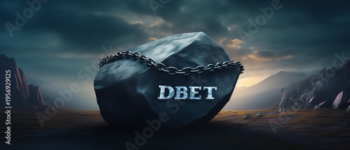 A heavy stone symbolizing burdens and debts.