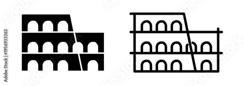 Colosseum icons collection