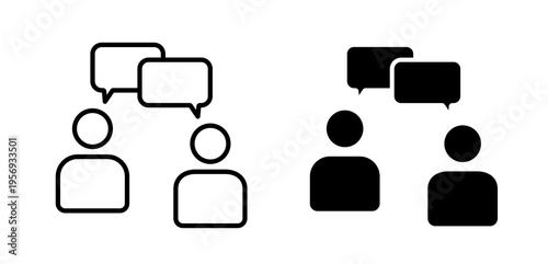 Conversation icons collection