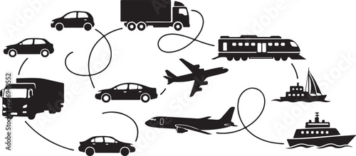 Transportation Modes and Vehicles in a Logistics Network System