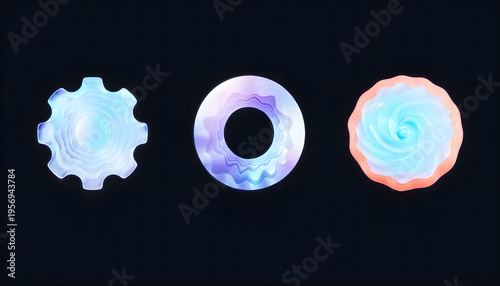 Modern 3D DevOps pipeline icon set with automation, deployment and monitoring concepts. Clean isolated icons ideal for cloud platforms, developer tools and tech presentations.