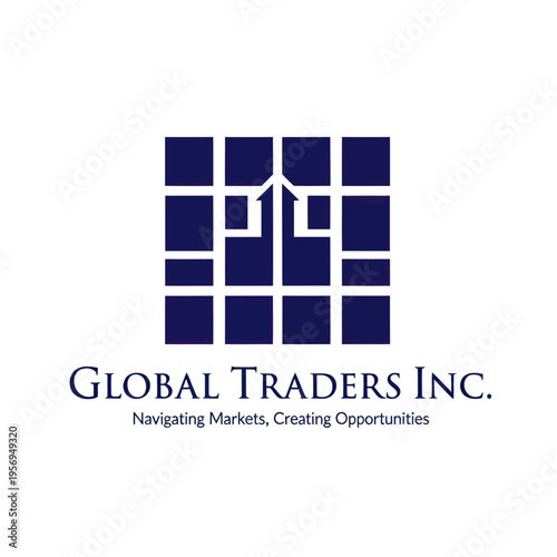 Global Traders Inc. Logo - Navigating Markets, Creating Opportunities with Arrow.
