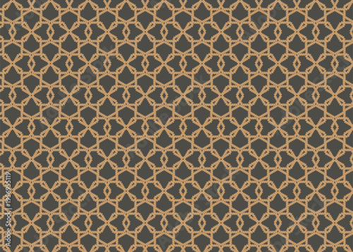 Gemini said

A seamless leopard print pattern with a rusty metal texture featuring yellow and brown honeycomb design elements on a weathered animal skin illustration for a decorative industrial wallpa