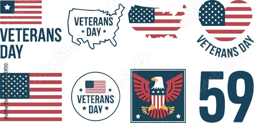 Of veterans day with stars flags and text american flag stars and stripes stars pattern