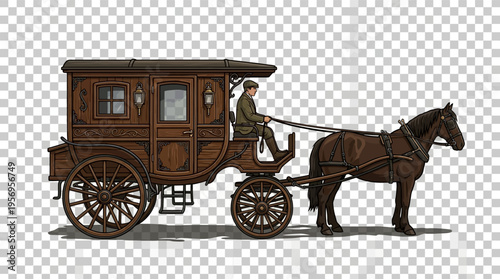 Vintage Horse Drawn Carriage Ride.