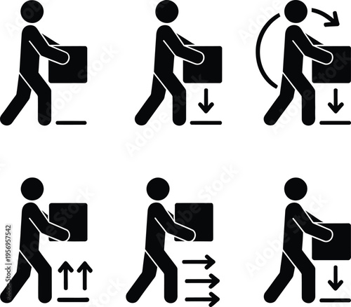 Proper techniques for lifting and carrying heavy boxes to prevent injuries