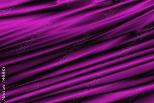 Vibrant Magenta Silk Waves Luxury Abstract Background