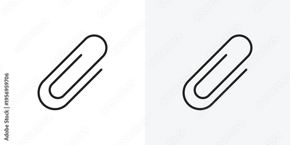 Obraz premium Attachment clip vectors icons pack for apps and Ui Ux desigs