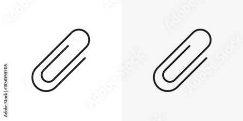 Attachment clip vectors icons pack for apps and Ui Ux desigs