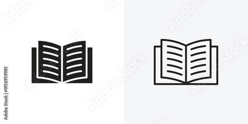 Book vectors icons pack for apps and Ui Ux desigs