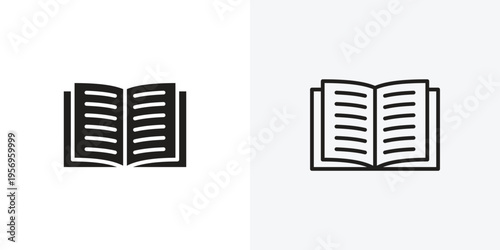 Book vectors icons pack for apps and Ui Ux desigs