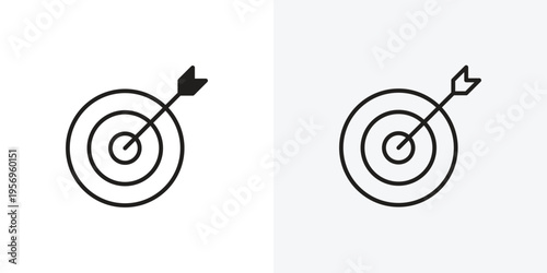 Bullseye vectors icons pack for apps and Ui Ux desigs