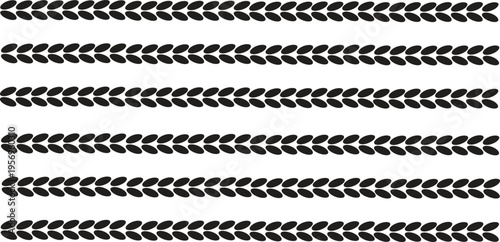 Black knitting texture pattern vector illustration with flat lines of wool stitches on transparent background for textile design creative projects or sewing wallpaper