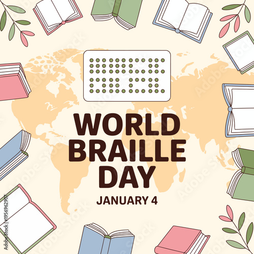 Braille letters tactile reading system.