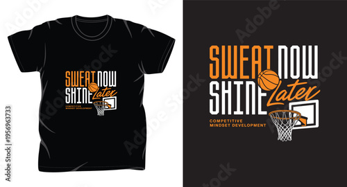 basketball graphic vector art t-shirt design print template 