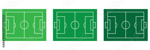 Football and Soccer Field Vector – Detailed Sports Pitch Illustration, Stadium Layout and Game
 Field Diagram