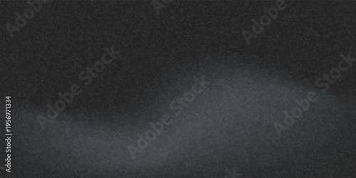 Effect Grainy textured surface backlit, casting dramatic shadowy gradient across darkened plane.  modern graphic