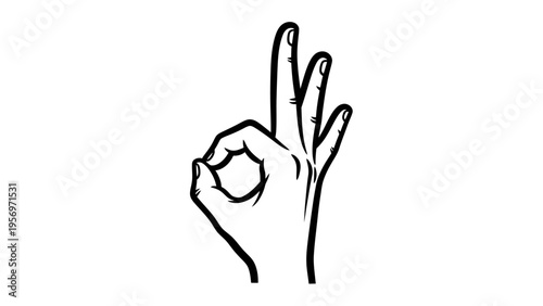 Hand gesture ok sign, fingers showing okay symbol, positive affirmation, success, agreement