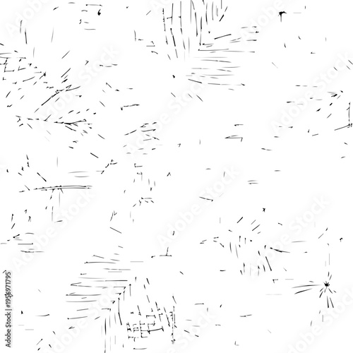 Black scribbles and lines vector background texture