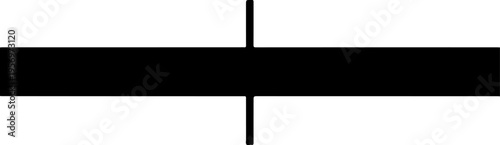 Vector cross line intersection symbol