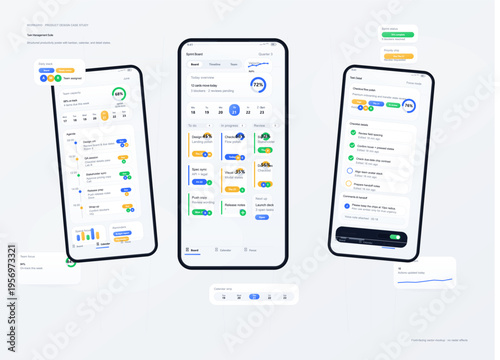 A professional product design case study showcasing a task management