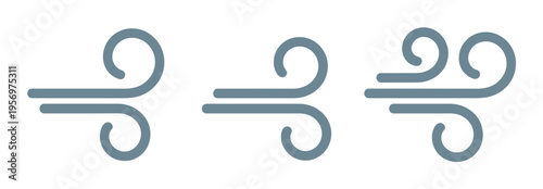 Swirly Decorative Elements Vector Illustration