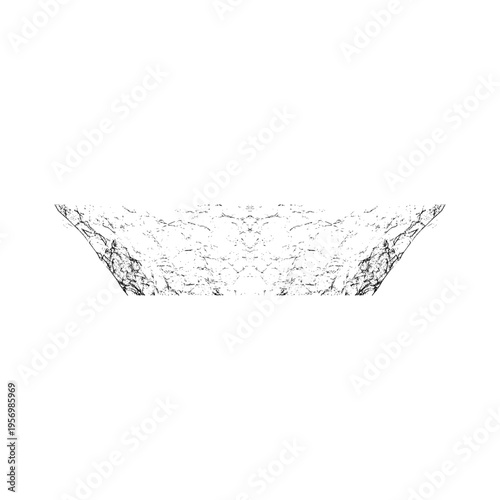 Abstract Grunge Corner Border Texture with Distressed Edges