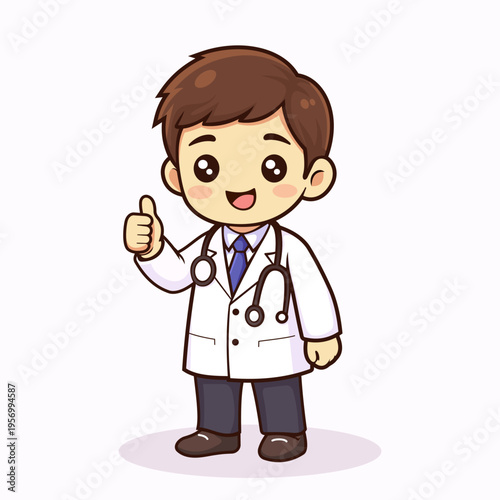 Doctor Chibi Illustration