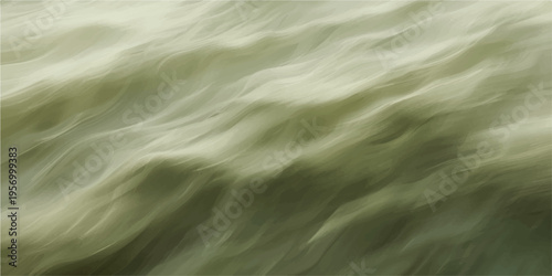 Abstract patterns of blue water waves and natural sandy ripples create a textured summer surface where the sea meets the beach
