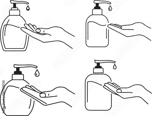 Hand sanitizer dispenser and hand washing hygiene clean