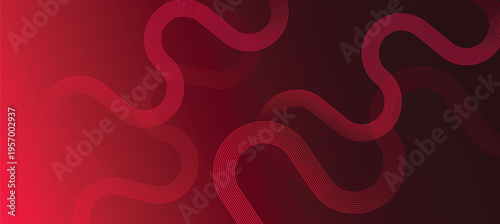 Abstract background with geometric circular line patterns. featuring layered teal dark circular shapes with smooth gradients. glowing smooth transitions Suit for banner