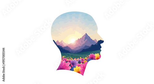 blue sky and clouds mind