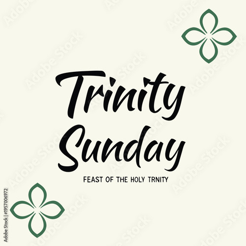 Bild auf Leinwand trinity sunday feast of the holy trinity, trinity sunday, feast of the holy trin