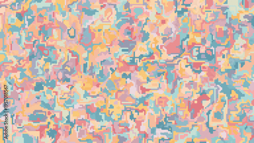 Colorful Abstract Texture with Fluid, Organic Shapes and Layered Patterns. Pink, Purple, Blue, Red, and Yellow Tones Color Marbled, Psychedelic Background Design Vector. Ideal for Modern Art