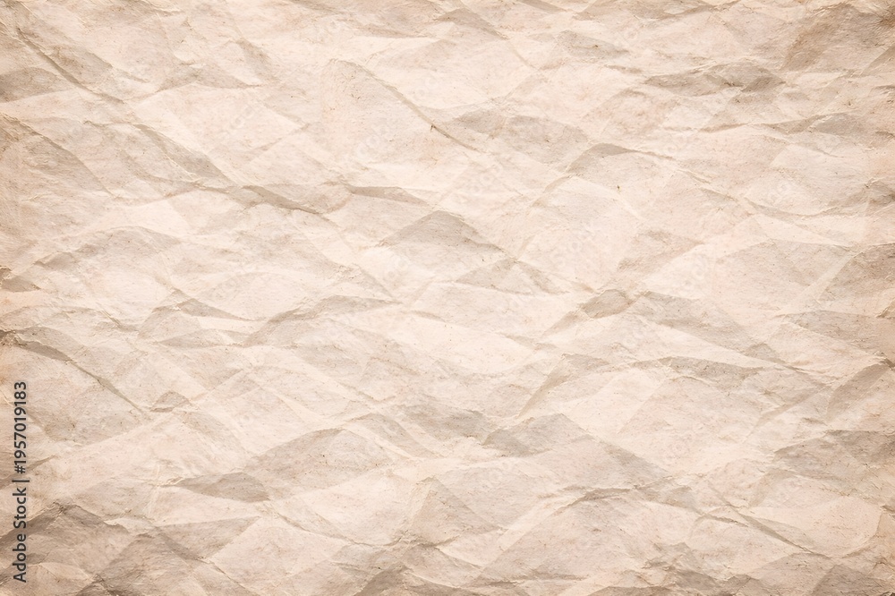 Obraz premium old paper heavy wrinkled texture