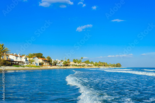 Wild beach near Perivola. Cyprus.