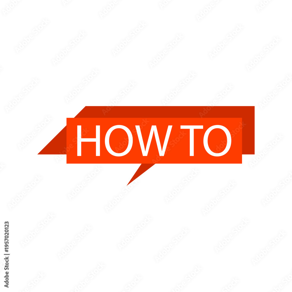 Fototapeta premium how to, how, design how to, how to box design question