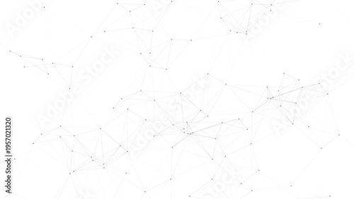Vector Abstract digital constellation network with light particles interconnected and represents innovation and data connectivity