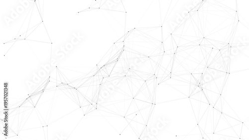 Vector Abstract digital connections symbolize network with subtle geometric lines, digital structure, data flow and virtual realm