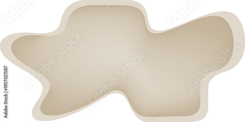 Obraz na płótnie Minimalistic Abstract Shape with Rounded Corners