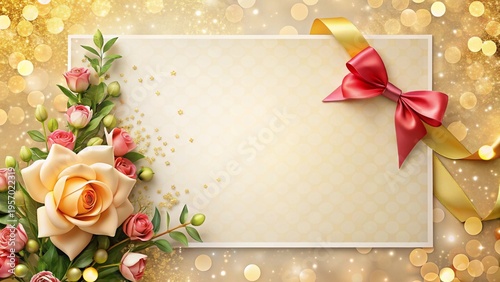 Carnival, festival or birthday with copy space
