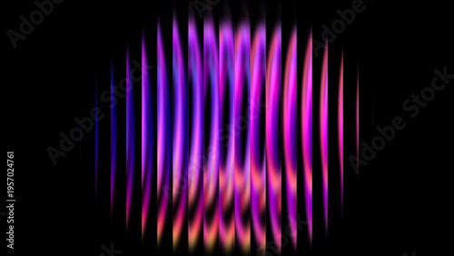 Abstract glass vibrant colorful gradient ripple texture holographic colors and soft noise futuristic vector background