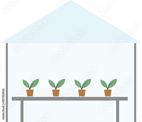 seed nurery breeding facility plant agriculture garden icon element