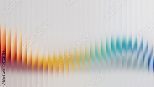 Abstract glass vibrant colorful gradient ripple texture holographic colors and soft noise futuristic vector background