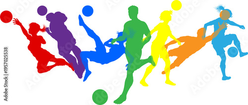 Soccer football player male...