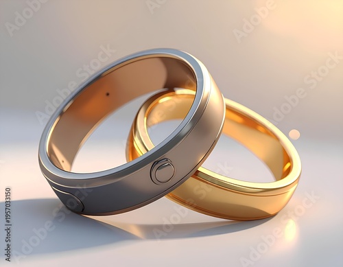 Modern Smart Rings: Gold and Silver Wearable Technology for Connected Living